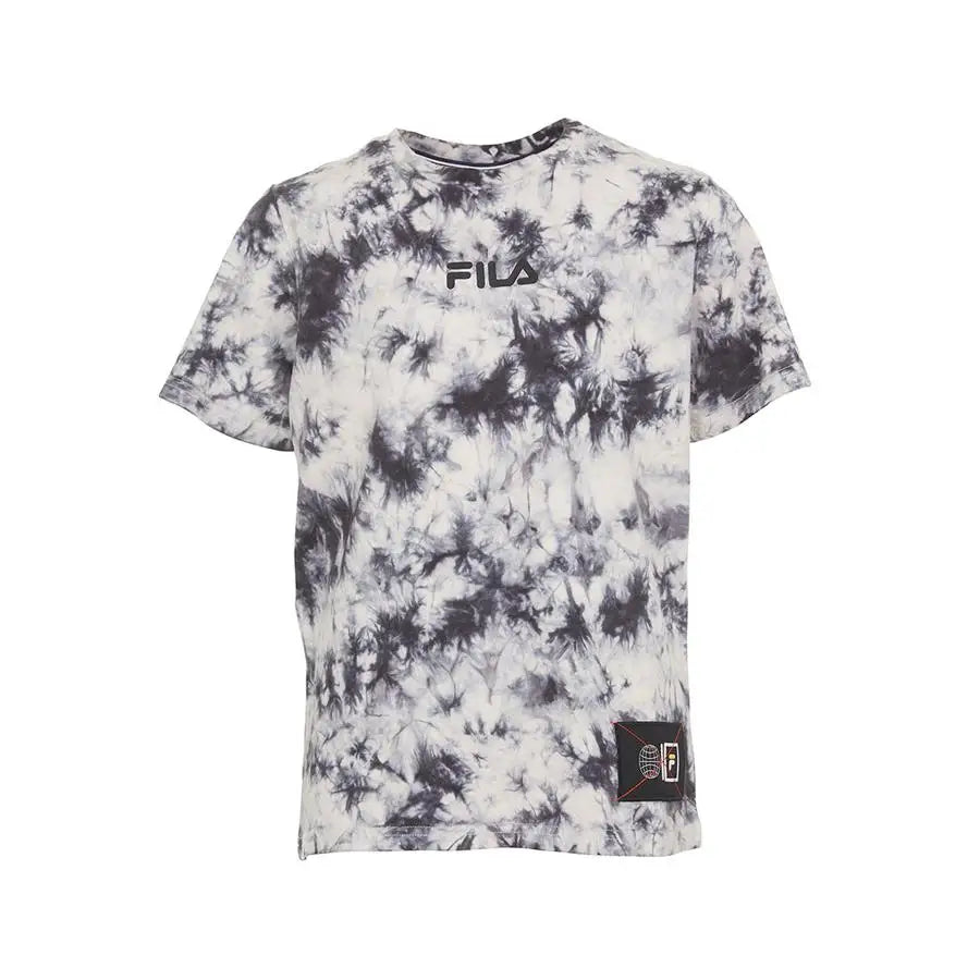 Fila Susto Aop Marble Tee Boys Active Shirts & Tees Color: Black Tie Dye  100% Authentic