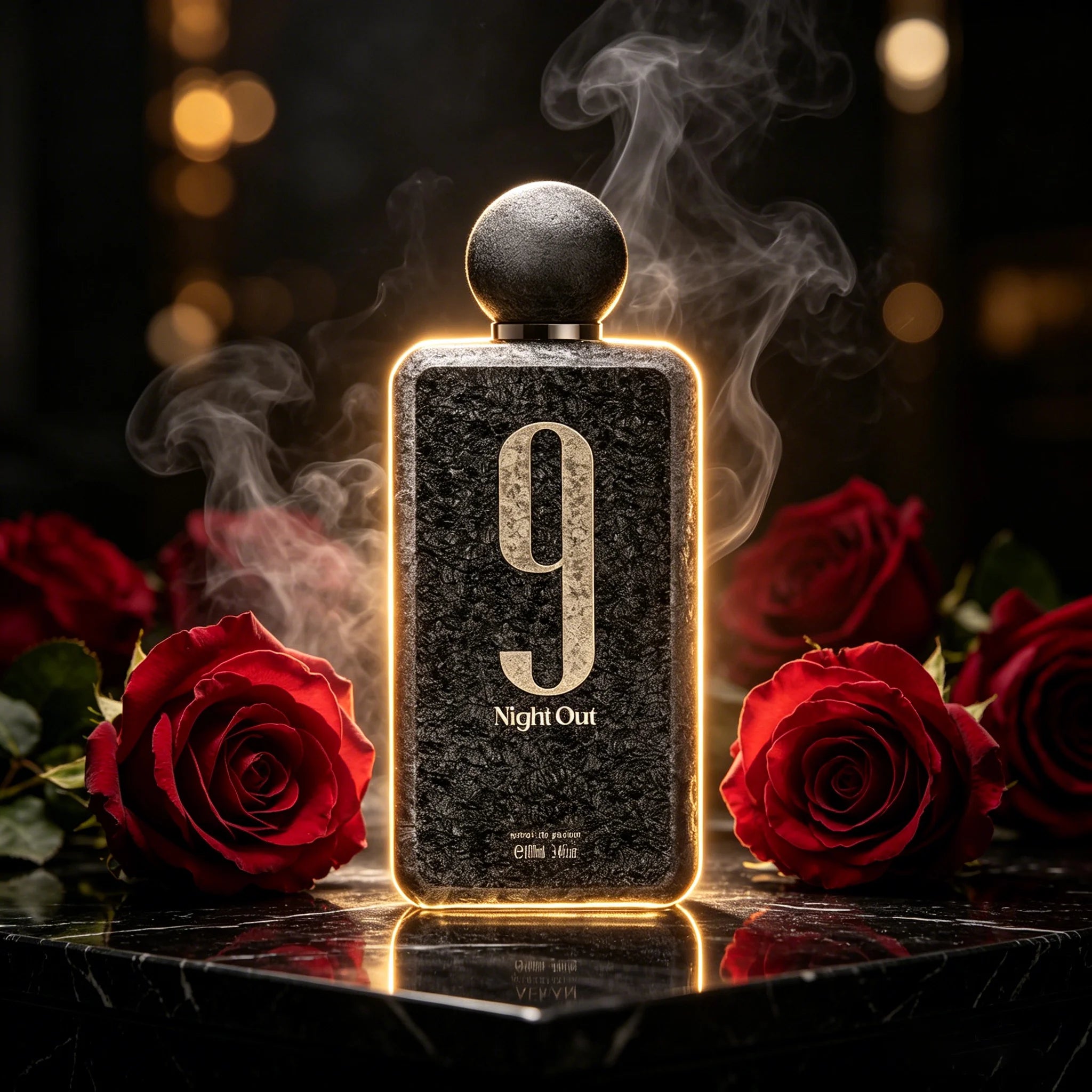 Afnan 9 PM Night Out Extrait de Parfum for Unisex – Oriental Spicy Fragrance, Perfect Gift for Women & Men, 3.4 fl oz