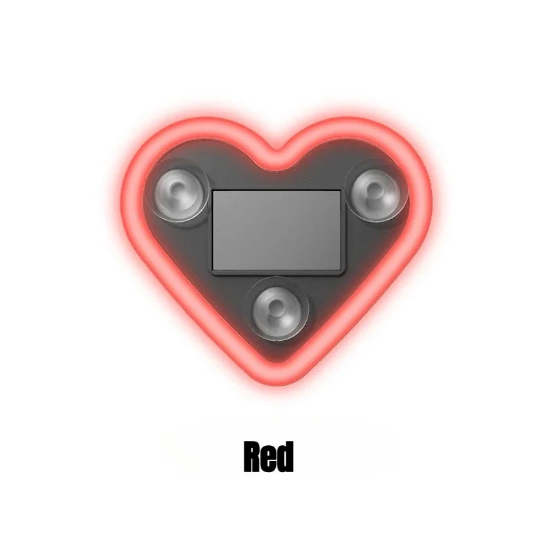 Car LED Love atmosphere window light decoration lights glowing Solar lights USB wiring car modification neon Car Decoration