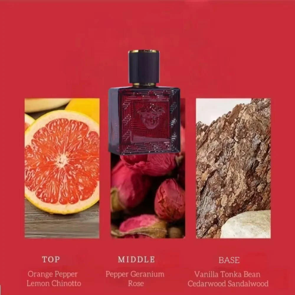 Men's Brand Perfume Set 3pcs Spray | Flirting Pheromone Cologne | Long-Lasting Irresistible Gentleman's Fragrance