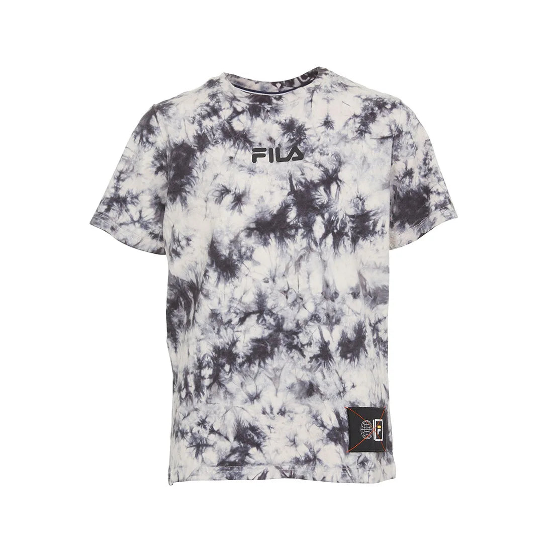 Fila Susto Aop Marble Tee Boys Active Shirts & Tees Color: Black Tie Dye  100% Authentic