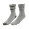 Timberland Mens Marled Striped Boot Socks Grey Castle Rock Sweat Absorbent Knitted Casual Autumn Wear