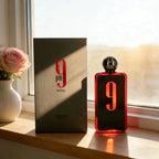 9 PM Red Unisex Eau de Toilette Spray 3.4 oz (100ml) | Natural Long-Lasting Fragrance