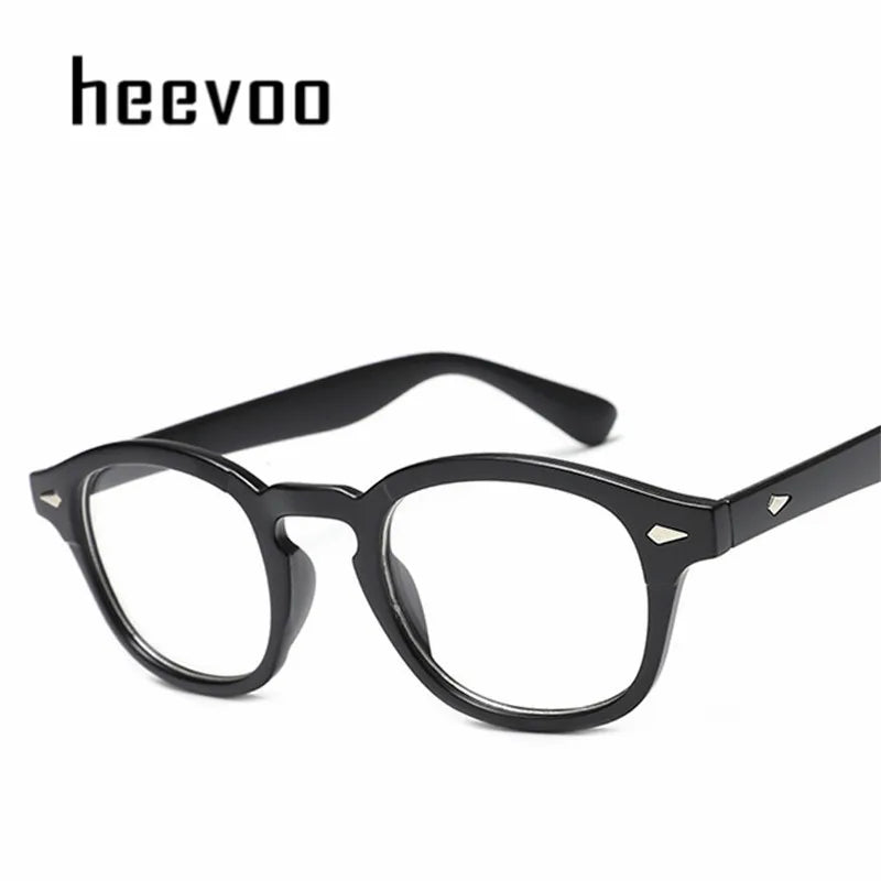 Johnny Depp Eyeglasses Men Spectacle Frame Lemtosh Style Glasses Transparent Lens Brand Designer Computer Male Round Vintage