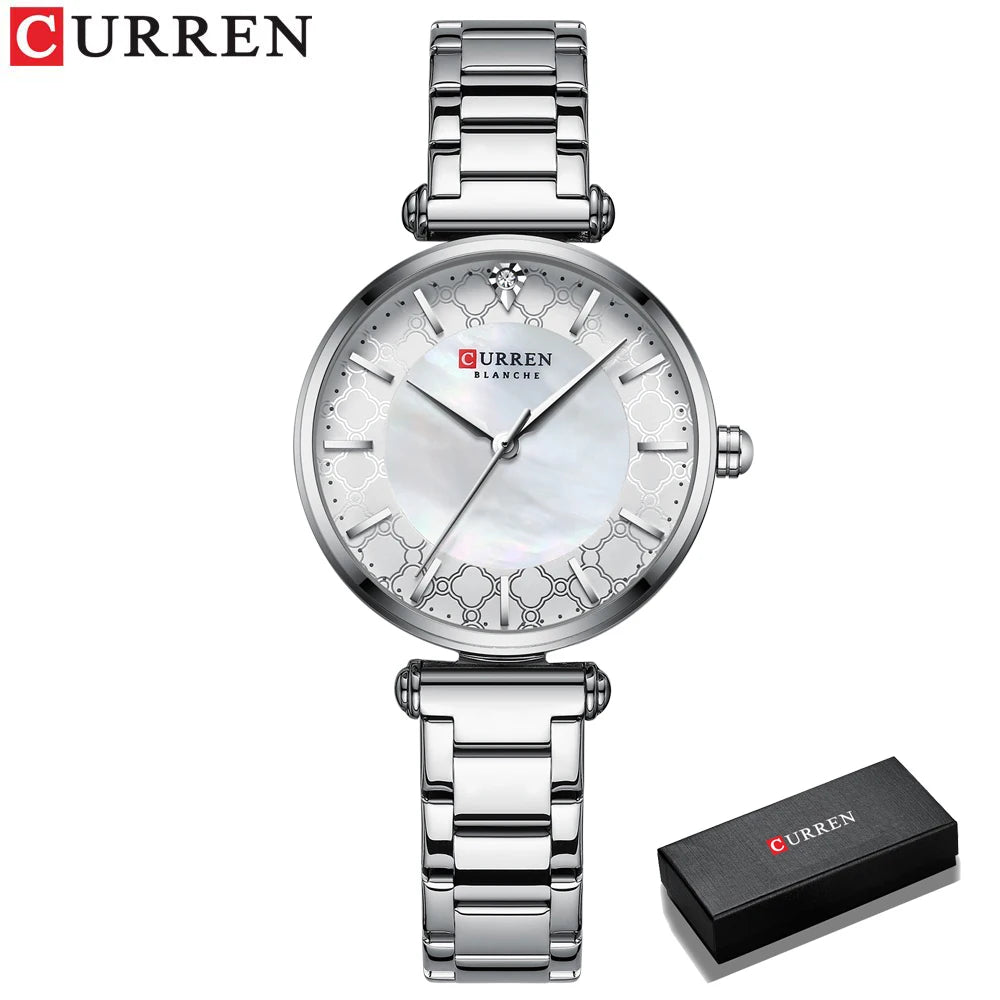 New Fashion Watch Women CURREN Top Brand Ladies Creative Steel Women Bracelet Watches Female Waterproof Clocks Relogio Feminino