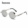 Metal Steampunk Sunglasses Men Women Fashion Round Glasses Brand Designer Vintage Sun Glasses High Quality Oculos de sol UV400