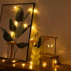 13Ft Little Bee String Lights 20 LED Fairy Lights Waterproof Light up Battery Operated with 2 Modes Indoor Decorations