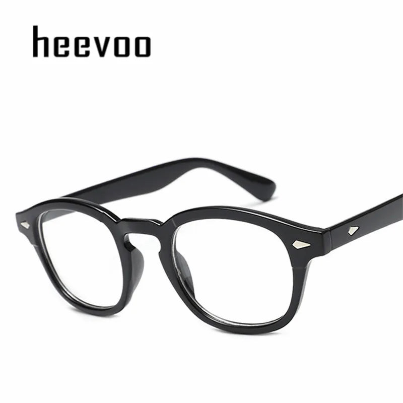 Johnny Depp Eyeglasses Men Spectacle Frame Lemtosh Style Glasses Transparent Lens Brand Designer Computer Male Round Vintage