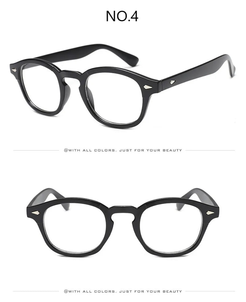 Johnny Depp Eyeglasses Men Spectacle Frame Lemtosh Style Glasses Transparent Lens Brand Designer Computer Male Round Vintage