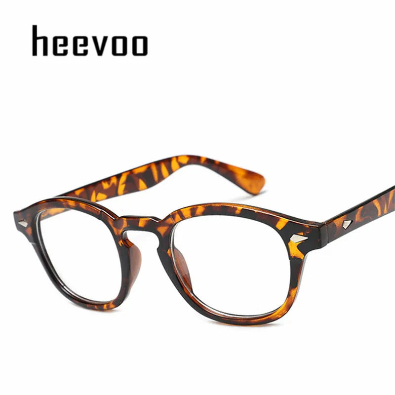 Johnny Depp Eyeglasses Men Spectacle Frame Lemtosh Style Glasses Transparent Lens Brand Designer Computer Male Round Vintage