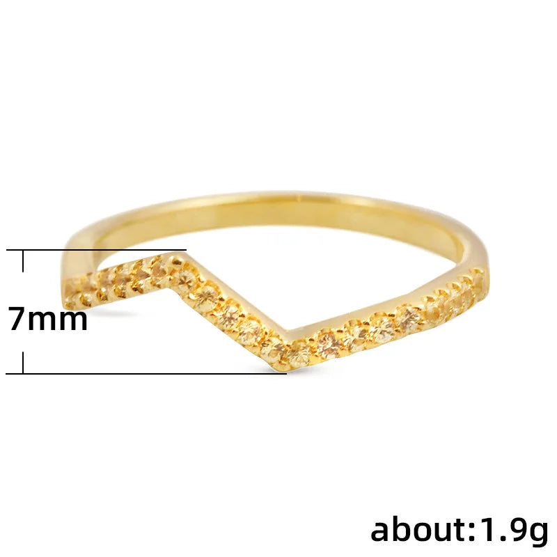 F495 Geometric Cocktail Ring Women's Lab Created Cubic Zirconia Pave Setting Party Fashion Rings