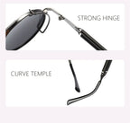 Punk Steampunk Sunglasses Retro Men's Brand Designer Round Punk Eyewear Gothic Style Products Women UV400 Sunglasses