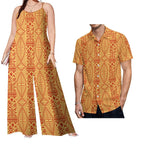 New Arrivals 2023 Luxury Design Match Clothes for Couple Polynesian Tapa Tribal Plus Size Fashion Custom Set of Couples 1 MOQ
