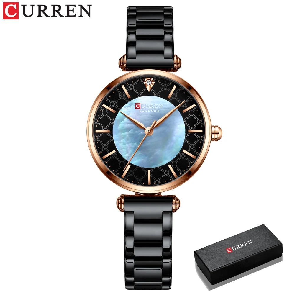 New Fashion Watch Women CURREN Top Brand Ladies Creative Steel Women Bracelet Watches Female Waterproof Clocks Relogio Feminino