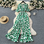 2025 New Women Printed Jumpsuit Ladies Elegant Jumpsuit