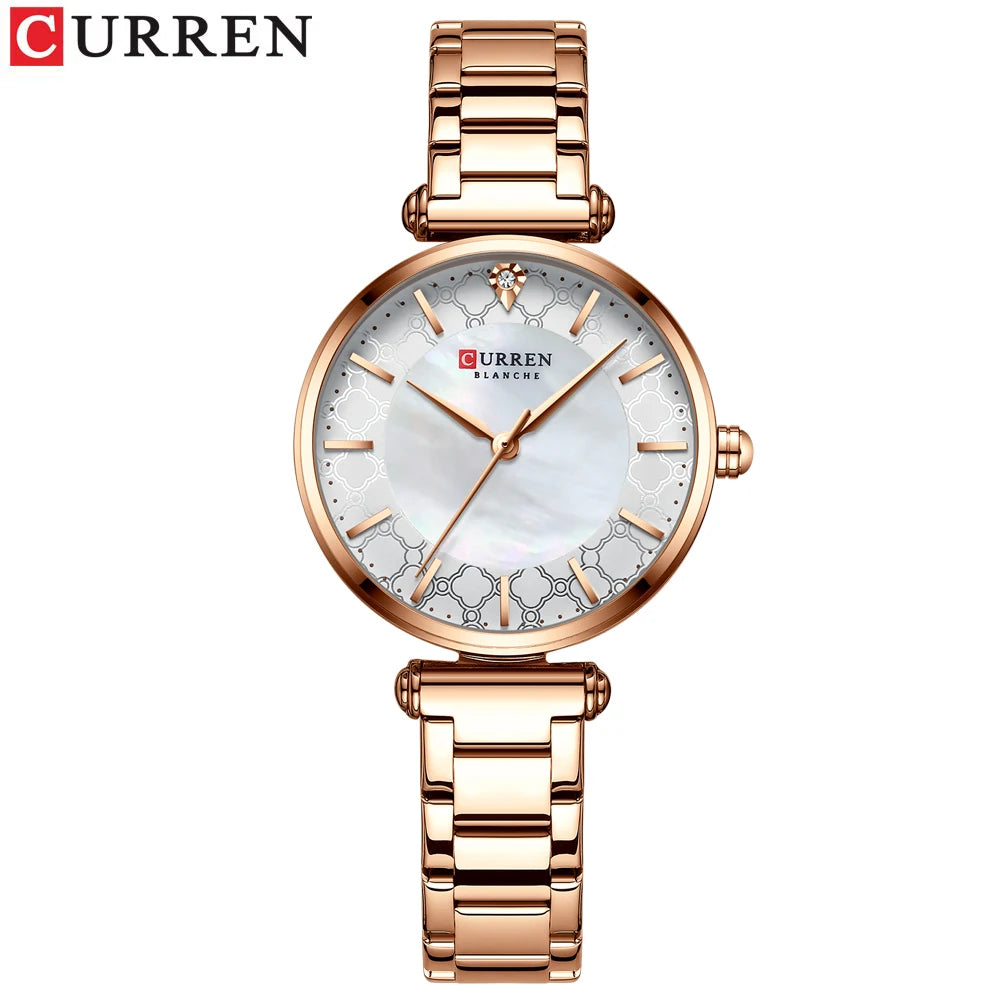 New Fashion Watch Women CURREN Top Brand Ladies Creative Steel Women Bracelet Watches Female Waterproof Clocks Relogio Feminino