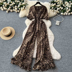 2025 New Women Printed Jumpsuit Ladies Elegant Jumpsuit
