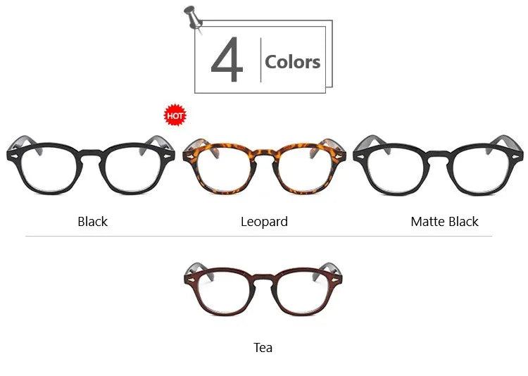 Johnny Depp Eyeglasses Men Spectacle Frame Lemtosh Style Glasses Transparent Lens Brand Designer Computer Male Round Vintage
