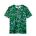 Children's Clothing Leopard Print Girls Clothes 2 to 8 Years Blouse for Girls Short Sleeve Tee Tops Fashion Children's T-Shirts
