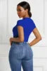 Europe and the United States Foreign Trade Irregular New Women's Slimming New Sexy Solid Color Base Bodysuit in Stock