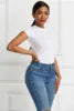 Europe and the United States Foreign Trade Irregular New Women's Slimming New Sexy Solid Color Base Bodysuit in Stock