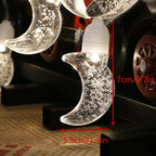 13Ft Water Droplets Bubbles Moon String Lights  20 LED Christmas Fairy Lights Battery Operated with 2 Modes Indoor  Decorations