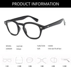 Johnny Depp Eyeglasses Men Spectacle Frame Lemtosh Style Glasses Transparent Lens Brand Designer Computer Male Round Vintage