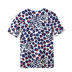 Children's Clothing Leopard Print Girls Clothes 2 to 8 Years Blouse for Girls Short Sleeve Tee Tops Fashion Children's T-Shirts