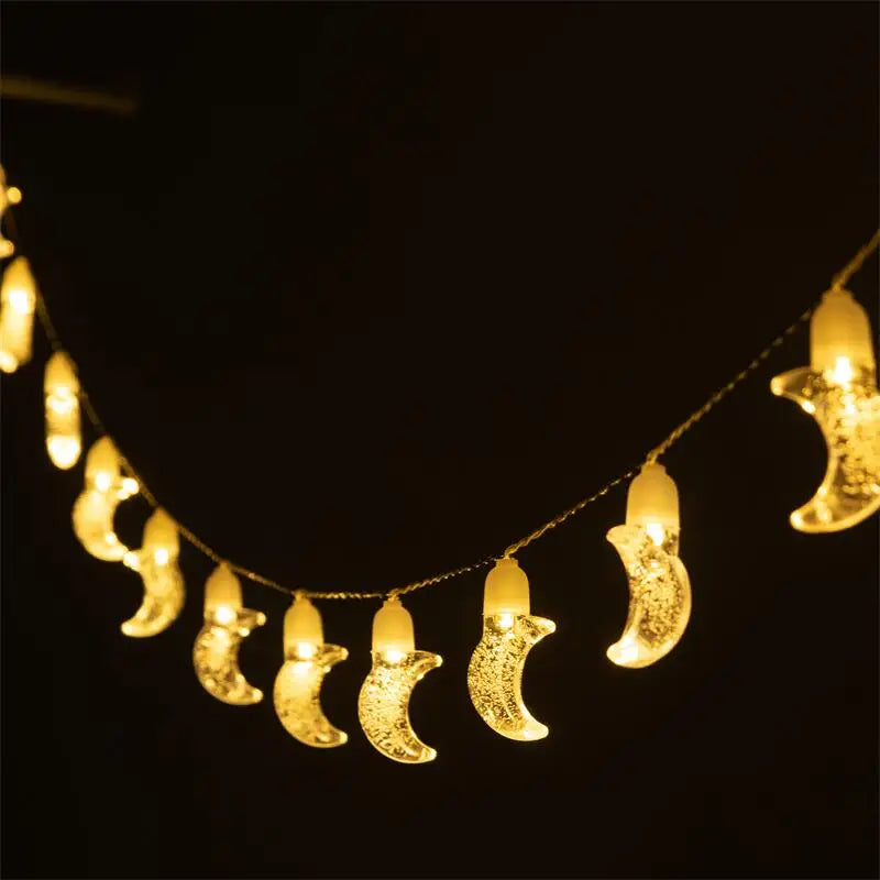 13Ft Water Droplets Bubbles Moon String Lights  20 LED Christmas Fairy Lights Battery Operated with 2 Modes Indoor  Decorations