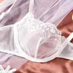 US Warehouse Stock Sexy Lace Valentines White Lingerie Vendors Underwear for Women Lingerie Set Underwear Woman Linge Set