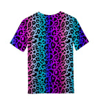 Children's Clothing Leopard Print Girls Clothes 2 to 8 Years Blouse for Girls Short Sleeve Tee Tops Fashion Children's T-Shirts