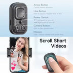 C17 AI Face Tracking Gesture Control Camera Tripod 360° Adjustable Detachable Quadrupod Selfie Stick for TikTok Streaming