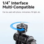 C17 AI Face Tracking Gesture Control Camera Tripod 360° Adjustable Detachable Quadrupod Selfie Stick for TikTok Streaming