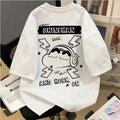 2026 Summer Comic Form Crayon Shin-chan Image 100% Cotton Printed Oversize Casual T-shirt Adult Children Parent-child Top y2k.