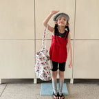 2026 Summer New Children Sleeveless Loose T Shirts Cotton Girls Versatile Sling Vest Toddler Thin Casual Tops Kids Clothes