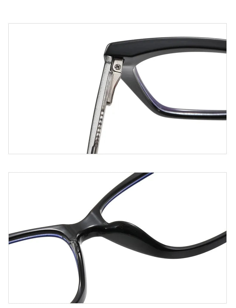 Fashion TR90 Retro Cat Eye Anti-blue Light Glasses Frame Women New Ultra-light Frame Glasses