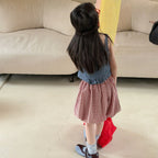 2026 Summer New Children Plaid Shorts Cotton Girls Cute Loose Culottes Kids Fashion Casual Shorts Toddler Clothes