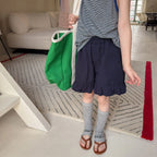 2026 Summer New Girls Cute Lace Shorts Solid Toddler Casual Shorts Cotton Children Versatile Loose Shorts Kids Clothes