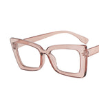 Fashion Square Eyeglasses Frames for Women Men Anti Blue Light Rectangle Glasses Frame Optical Computer Cat Eye Eyewear