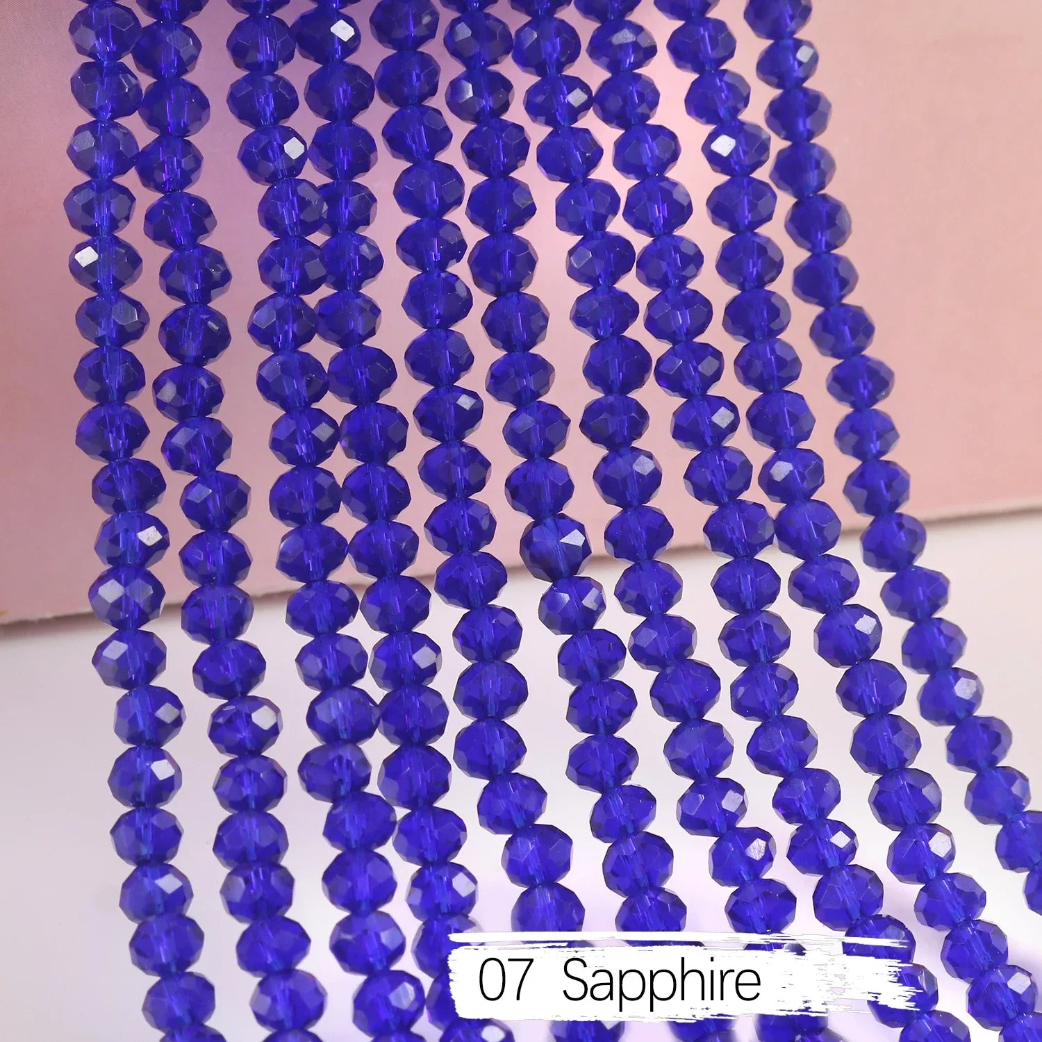 2mm 4mm 6mm 8mm Rondelle Austria Crystal Beads Faceted Glass Beads Loose Spacer Beads for DIY Bracelet Garment Making