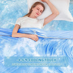 Cooling Blanket Queen size, Cooling Blankets for Hot Sleepers, Summer Blanket to Keep Adults Cool For Summer Nights Sweats