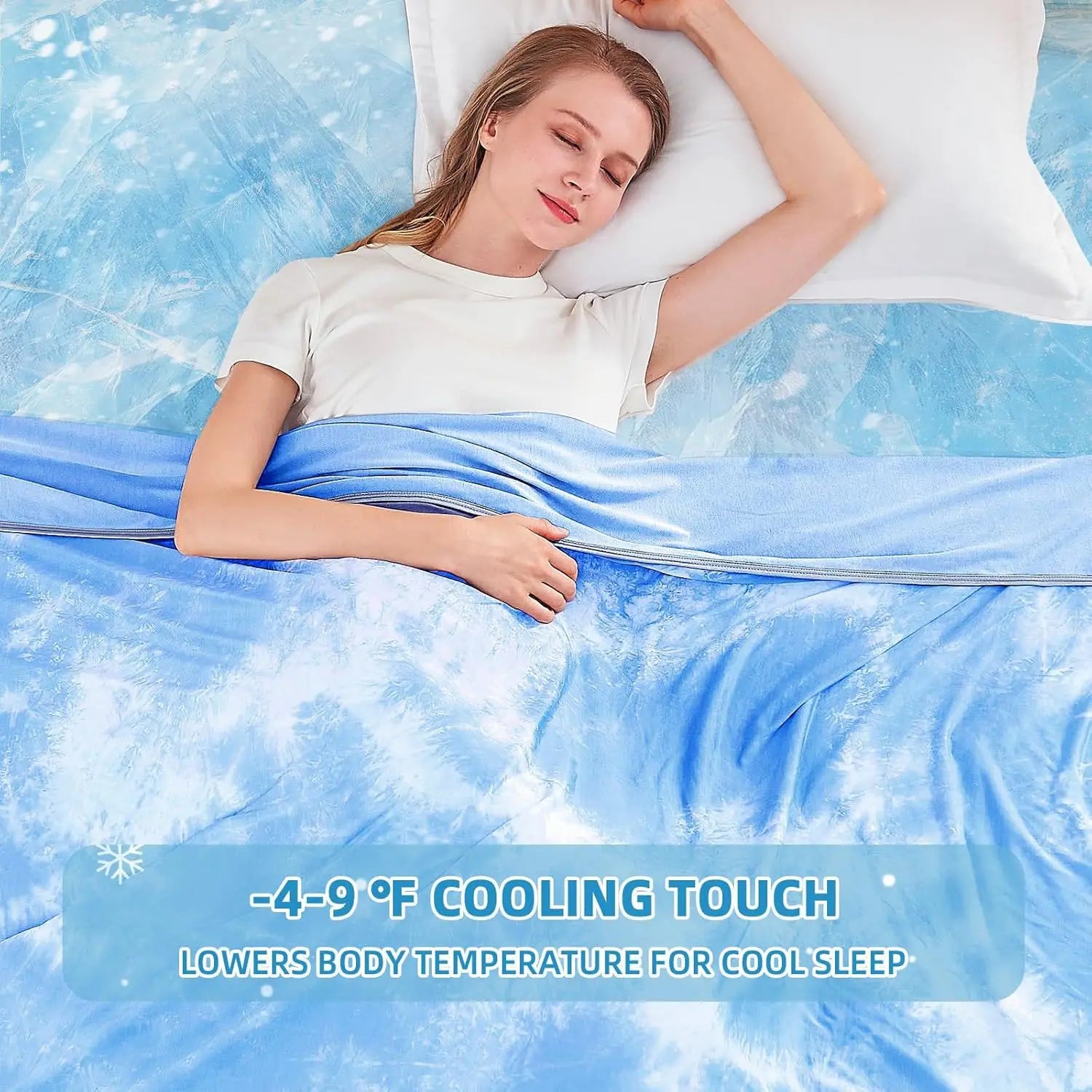 Cooling Blanket Queen size, Cooling Blankets for Hot Sleepers, Summer Blanket to Keep Adults Cool For Summer Nights Sweats