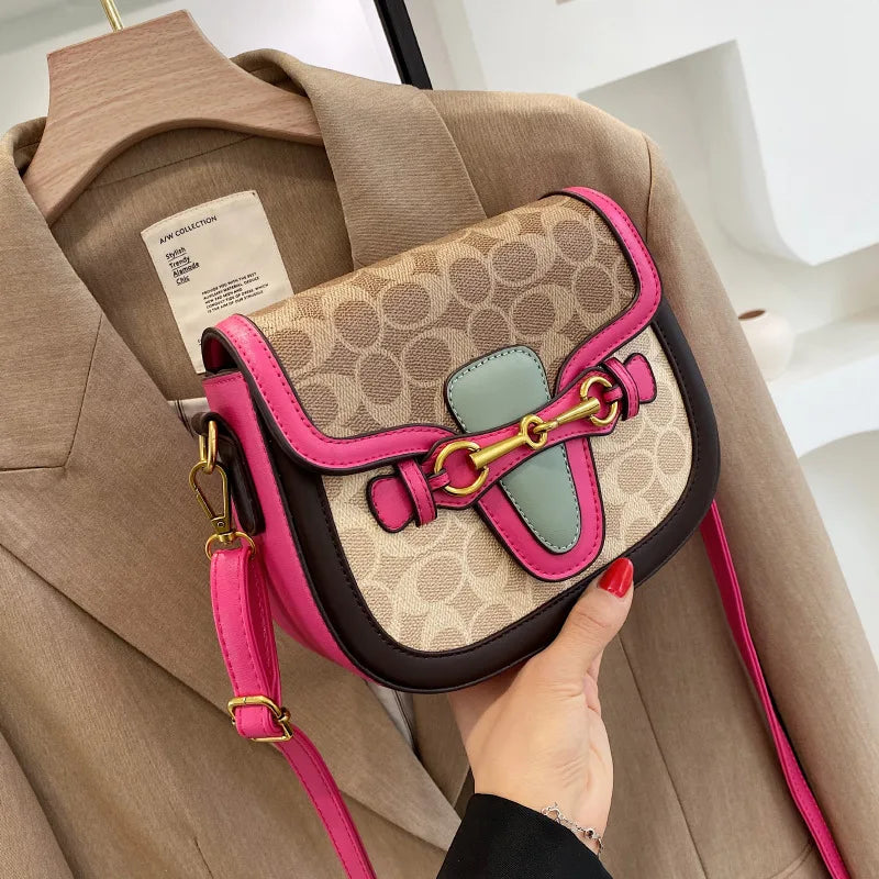 Luxury Versatile Women's Chain Bag Handbags 2024 Hot Sale Retro Designer Crossbody Shoulder Purses Small Square Bag Women Clutch
