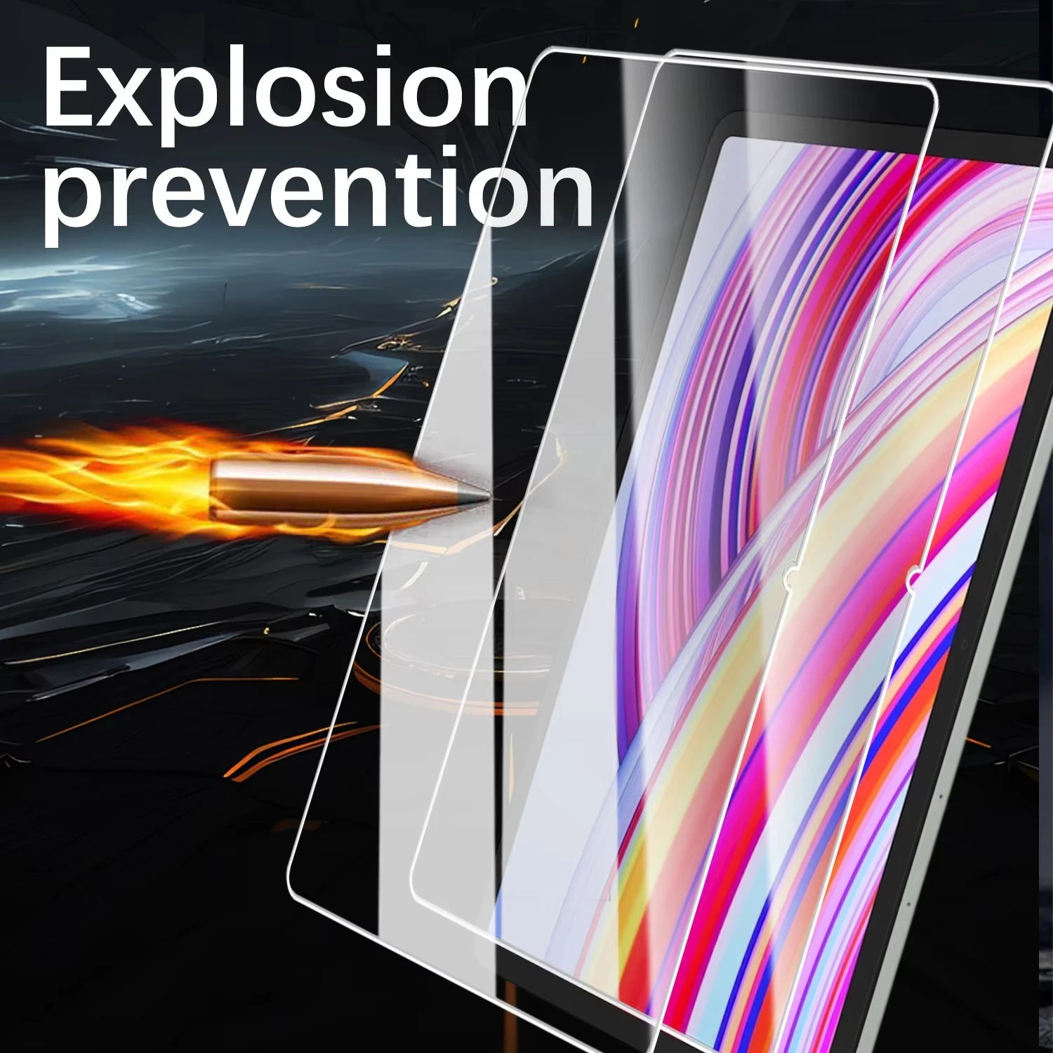 2pcs Easy to Install HD Tempered Glass Screen Protector For iPad Pro 13 12.9 M4 Air 11 M3 M2 5 4 Mini 6 7 9 9th 10 10th A16 Film