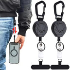 Retractable Lanyard Anti-Theft Phone Holder Travel Cellphone Lanyard Strap Smartphone Safety Tether With Belt Clip
