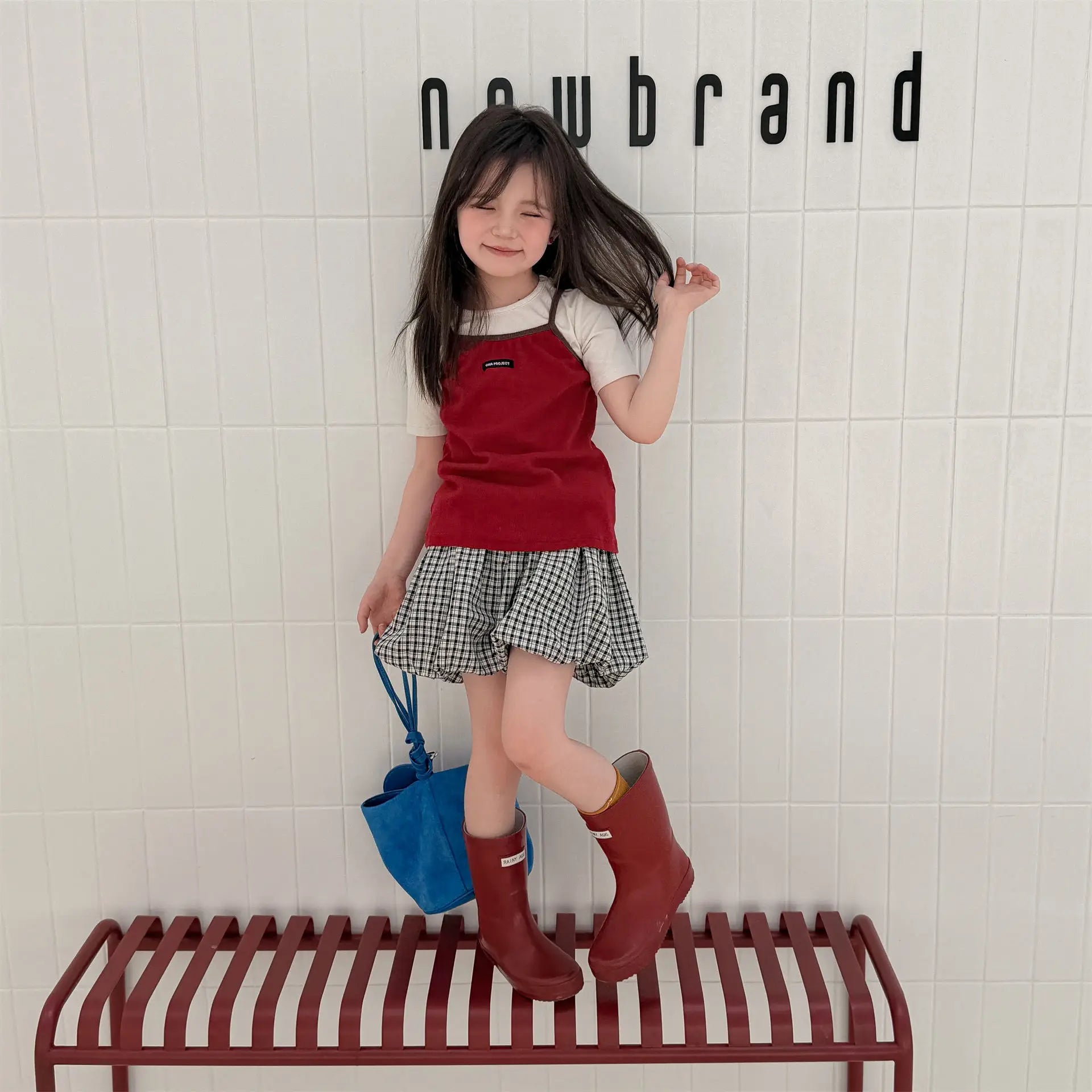 2026 Summer New Children Plaid Shorts Cotton Girls Cute Loose Culottes Kids Fashion Casual Shorts Toddler Clothes