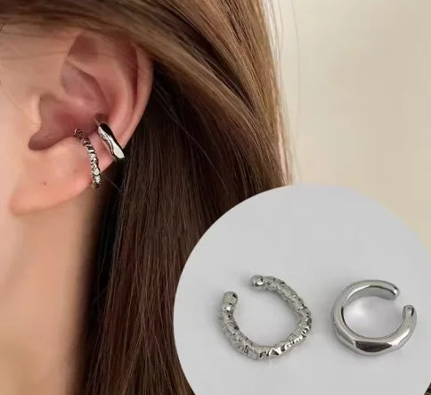 Fashion Exquisite Rhinestone Decor Ear Cuff earring for Woman Ear 2025 Summer New Arrival Christmas Jewelry Gift