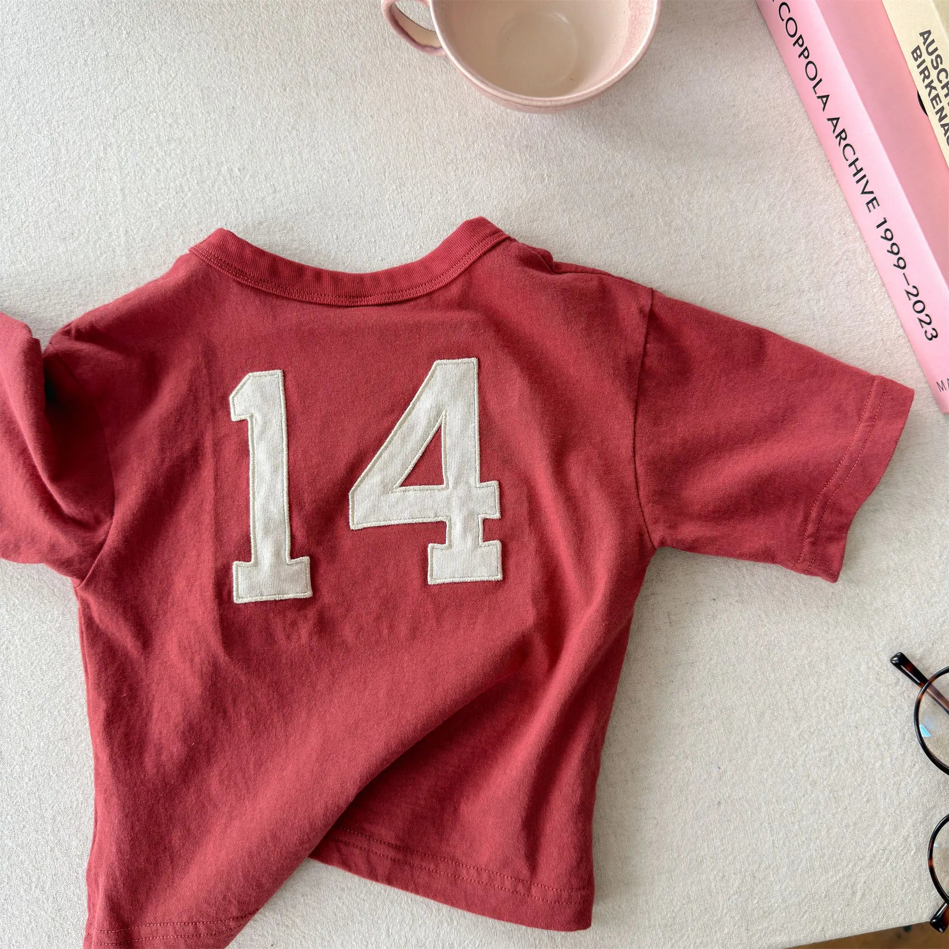 2026 Summer New Children Short Sleeve T Shirts Cotton Boys Letter Print Casual Tee Baby Girls O-neck Loose Tops Kids Clothes