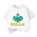 Boys T-shirts 2026 Summer Tops for Kids Short-sleeve Girls Tees Candy Color Children Shirts Cotton Teenager School Outfits