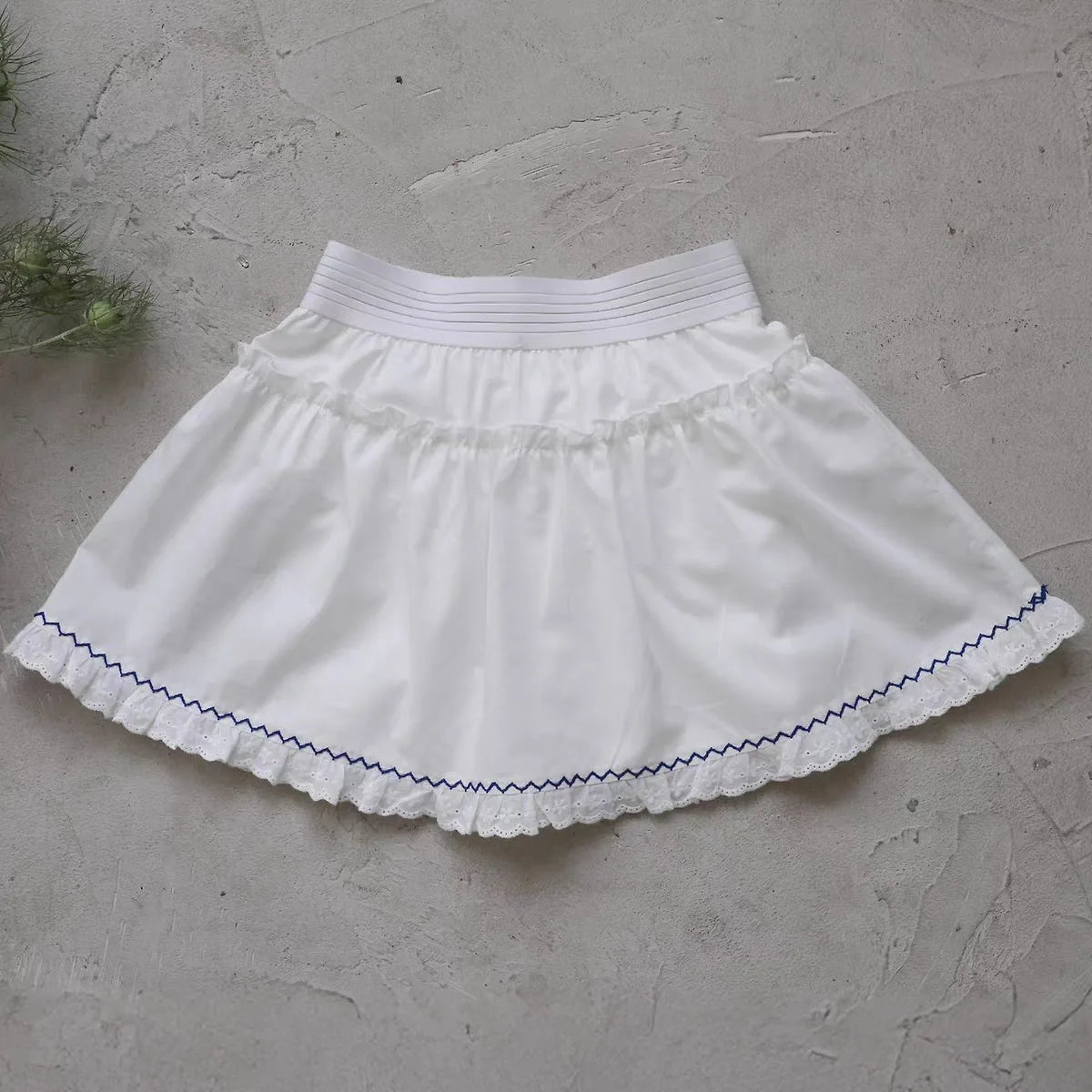 2026 Summer New Girls Cute Lace Short Skirts Cotton Children Preppy Style Princess Dress Baby Girl Sweet Skirts Toddler Clothes